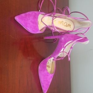 SAM EDELMAN ANKLE STRAP HEELS